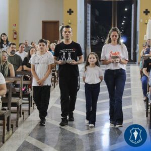 Celebração da Missa em homenagem a São Francisco de Assis, patrono do Colégio